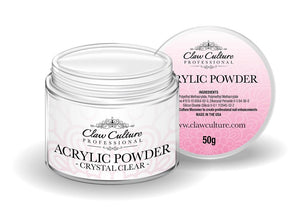50g Crystal Clear Acrylic Powder Claw Culture