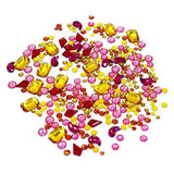 Tequila Sunrise Cocktail Mix of Swarovski® Crystals for Nail Art
