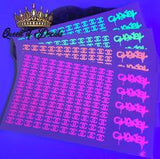 Neon/Day GLO LogoCC decal - Pink