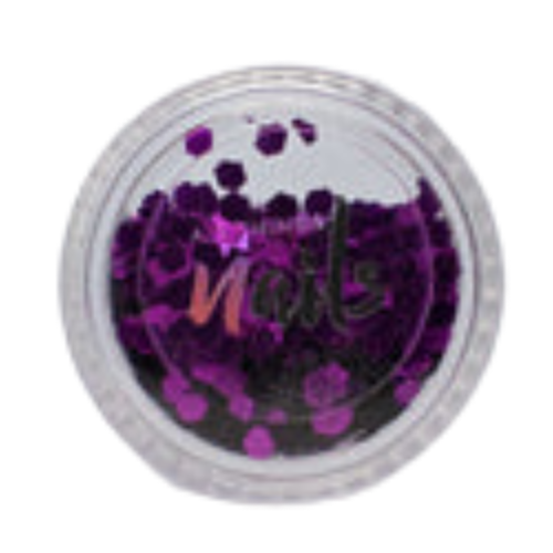 Nail Art Sequins 1.5g Purple