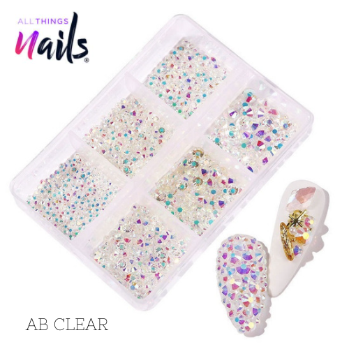 CLEAR AB Crystal Collection 1000 piece box