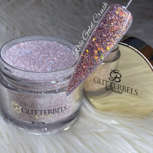 Glitterbels Acrylic Powder Rose Gold Crush 28g