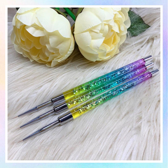Rainbow Fine Detailer Set (3 brushes)